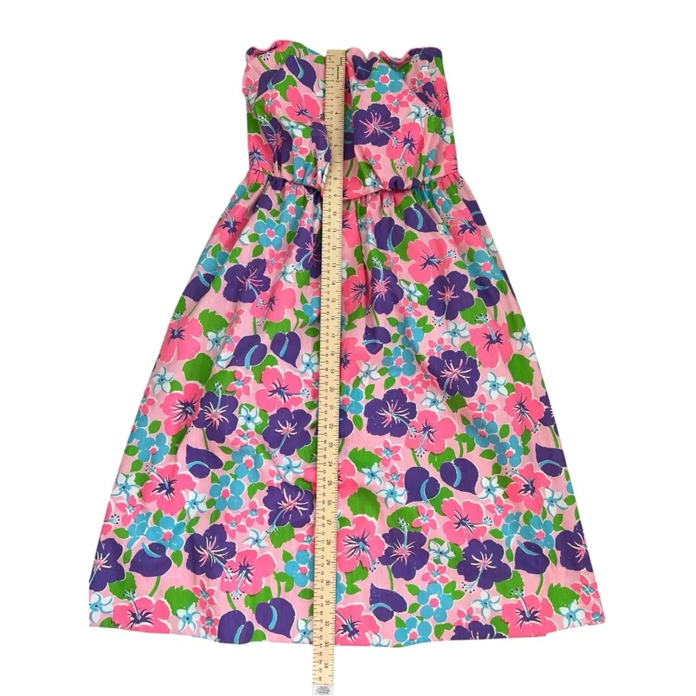 ‼️SOLD‼️Vintage 70’s Strapless Lilly Pulitzer Dress - Picture 10 of 12